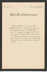 k.k. naturhistorisches Hofmuseum, Intendanzakten 1885-1896 (Hauer), Aktenzahl Z.15/1889, Seite 1